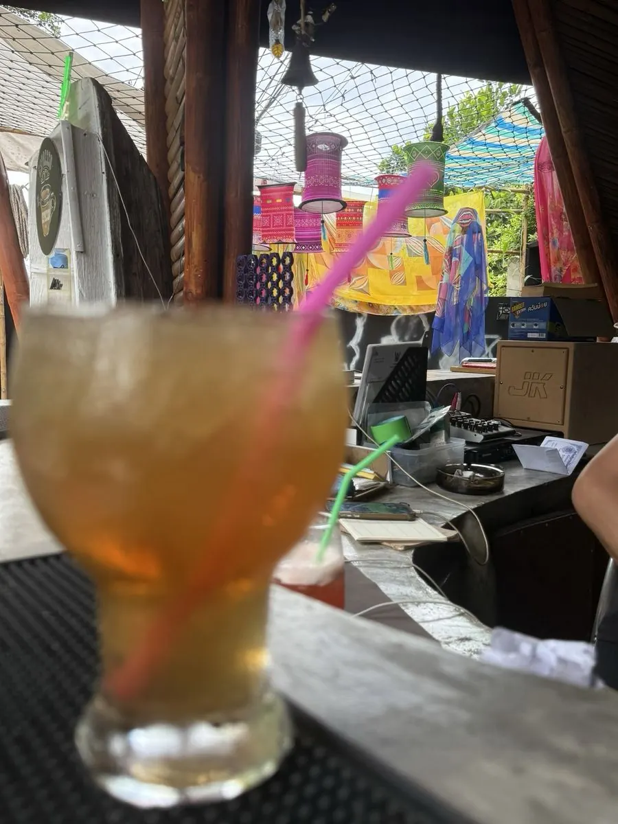 Iced cocktail at Samed Coco Bar